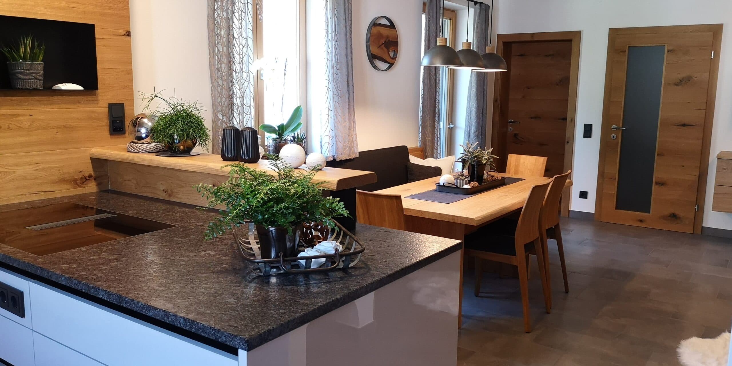 Küche mit Esszimmer